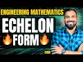 Echelon Form Rank Of Matrix Explained In Hindi Engineering Mathematics