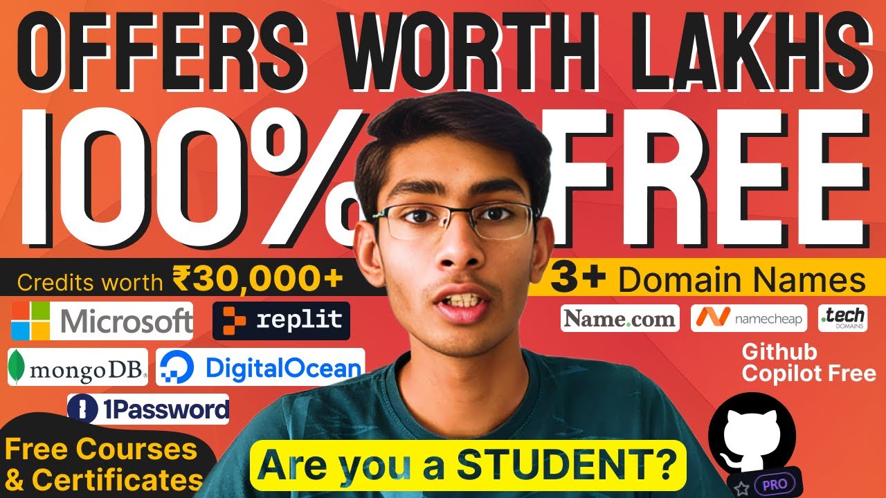$200+ Worth tech stuff FREE only for STUDENTS | Amazing GitHub Feature | GitHub Student Pack