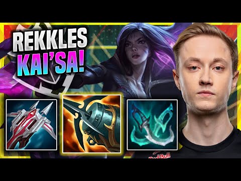 REKKLES IS A MONSTER WITH KAI'SA! - G2 Rekkles Plays Kai'Sa ADC vs Ezreal! | Season 11