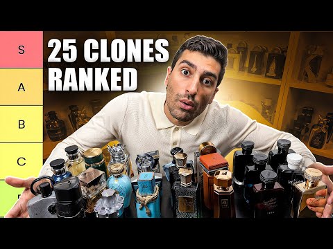 BRUTALLY Ranking the 25 Most Popular Clone Fragrances of 2025 — Tier List
