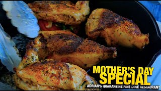 Oven Roasted Stuffed Chicken Breast | Potato Rolls & A White Wine Cream Sauce | MOTHER