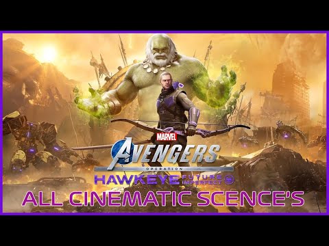 Marvel's Avengers | Hawkeye Operation Future Imperfect | ALL CINEMATIC SCENES | PS4