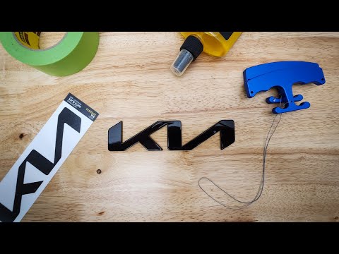 How To SAFELY Debadge and Swap Your Blackout Emblems | Kia Chrome Delete