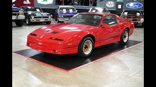 Video Thumbnail for 1987 Pontiac Firebird Trans Am Coupe