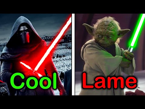 Top 9 COOLEST Lightsabers In Star Wars