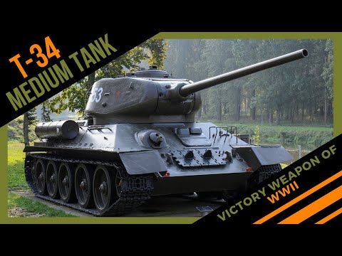 Victory Weapon of WWII - Soviet medium tank T-34