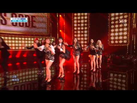 LADIES 'CODE [Bad Girl] @SBS Inkigayo Popular song 20130331