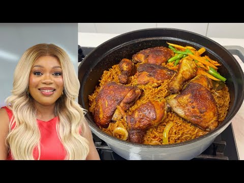 How to Make Perfect Nigerian Jollof with Chicken (Step-by-Step Recipe).