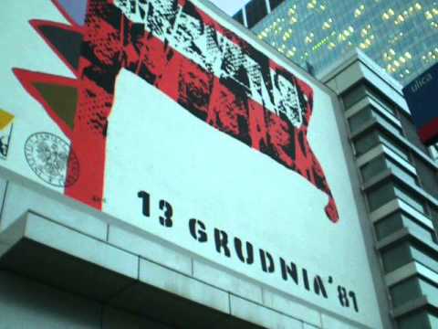 Mural przy Świętokrzyskiej (Warszawa) - 13.12.1981 r.