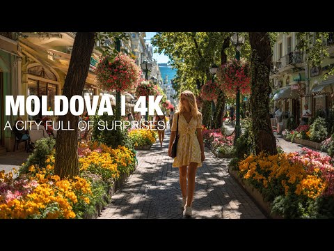 I Didn’t Expect This in Moldova 😲 – Walking in Beautiful Chisinau 4K