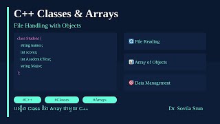 Project Year 1 - C++ Classes and Array