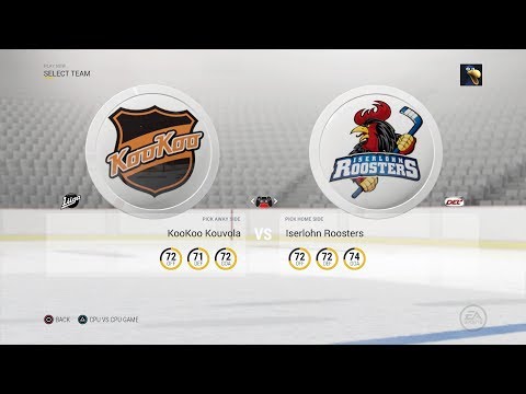 Game #313 (LIIGA) KooKoo Kouvola vs (DEL) Iserlohn Roosters