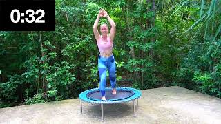 30 Minutes Rebounding Fast Paced HIIT on a Bellicon Trampoline, Rebounder. Feb 2024