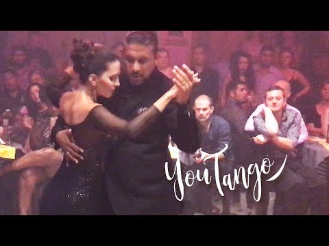  Roberto Zuccarino  and  Magdalena Valdez  are  dancing  to  the  tango  "  Por La Vuelta  "  in  2019