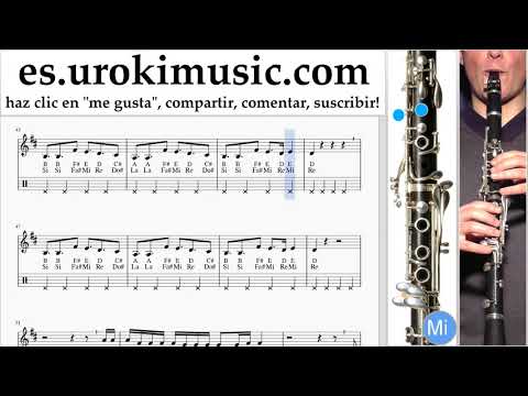 Como Tocar Clarinete Alesso - REMEDY Tablatura um-ih927