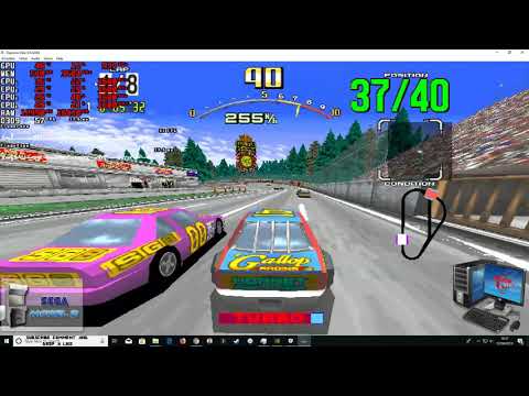 5 VERSIONS OF DAYTONA SEGA MODEL 2 i5 3570k GTX 1050 ti