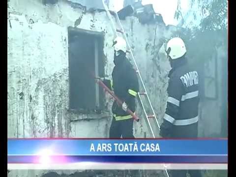 Incendiu la Nicolae Balcescu  O casă a fost distrusă de flăcări