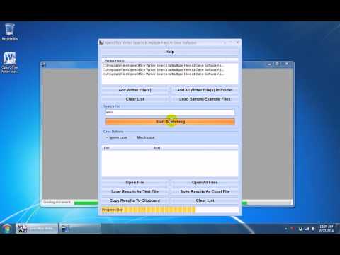 OpenOffice Writer Search In Multiple Files At Once Software