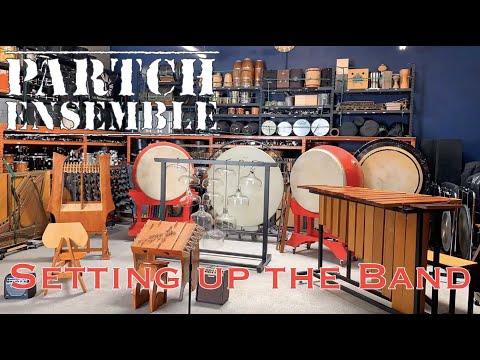 PARTCH Ensemble - Setting up for Castor and Pollux