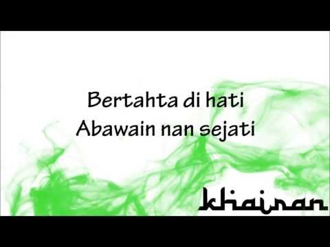 Khairan-Setulus Kasih Abawain with Lyrics