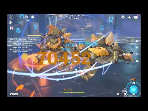 [Genshin Impact] 2.7 Abyss Top Half 31s Speed Run