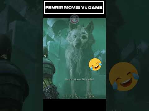 Fenrir Movie Vs Fenrir God Of War #shorts