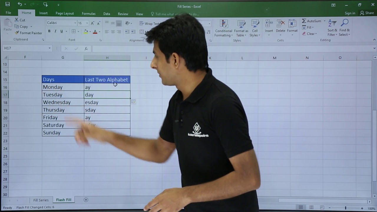 MS Excel - Flash Fill