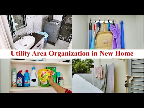 Utility Area Organization | Utility Area Design in New House | Vasanthi Shankar