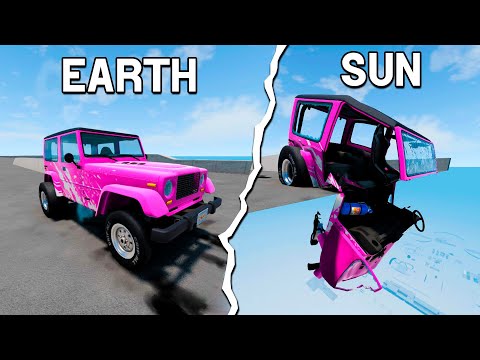 BeamNG Drive — Sun Gravity VS Car!