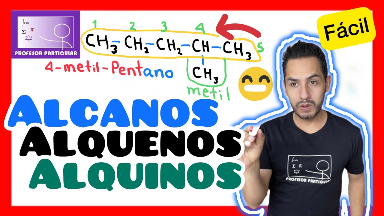 ✅ ALCANOS ALQUENOS y ALQUINOS | Ideal para APRENDER| Química ORGÁNICA💯