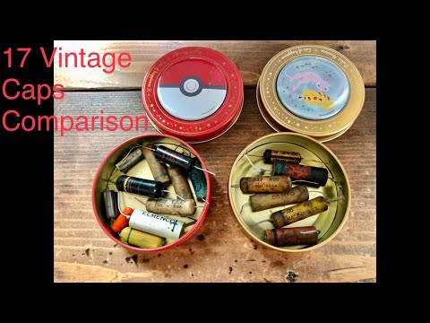17 Guitar Vintage capacitors Comparison #capacitors #Comparison #Sprague #Aerobox #Dumont #Malloy