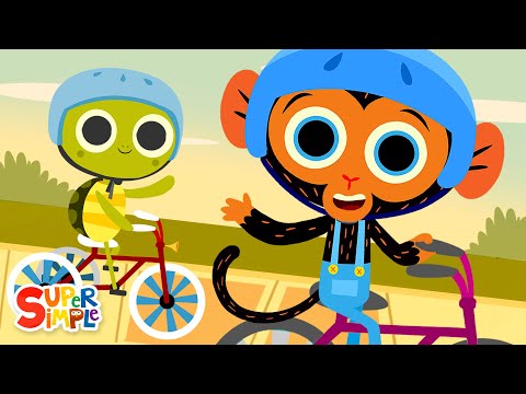I Like To Ride My Bicycle | Nursery Rhymes | Mr. Monkey, Monkey Mechanic