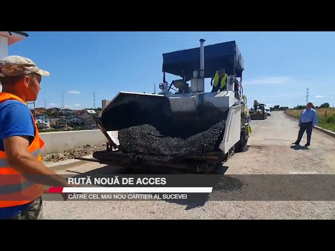 Rută nouă de acces către cel mai nou cartier al Sucevei
