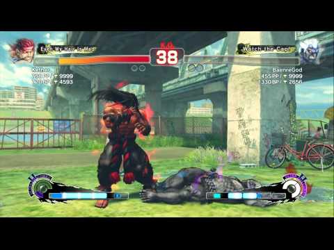 Kether (Evil Ryu) Vs BaenreGod (Oni) Ranked Match 07-14-11
