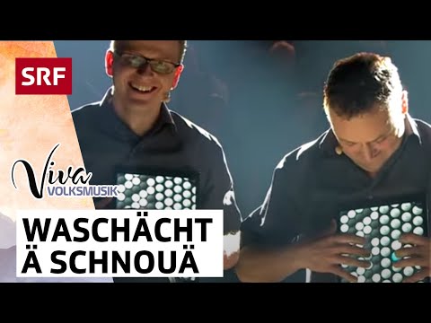 Quartett Waschächt: Machid eisch ä Schnouä | Viva Volksmusik | SRF Musik