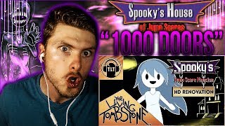 Vapor Reacts #414 | SPOOKY&#39;S JUMPSCARE MANSION SONG &quot;1000 Doors&quot; by The Living Tombstone REACTION!!