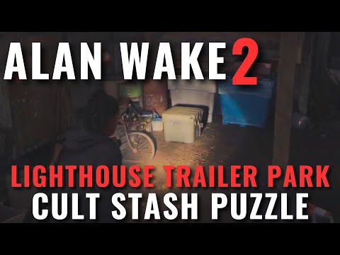 Alan Wake 2 - Lighthouse Trailer Park Cult Stash puzzle