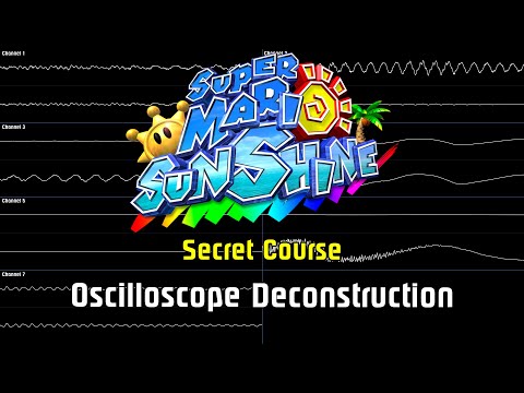 Super Mario Sunshine - Secret Course [Oscilloscope Deconstruction]