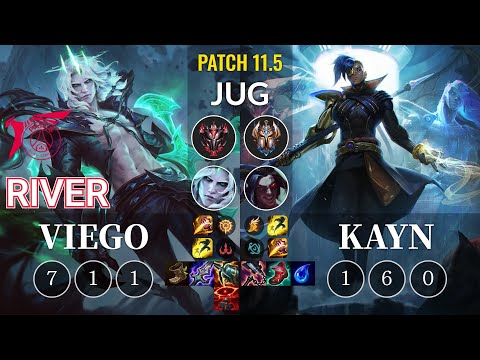 TLN River Viego vs Kayn Jungle - KR Patch 11.5