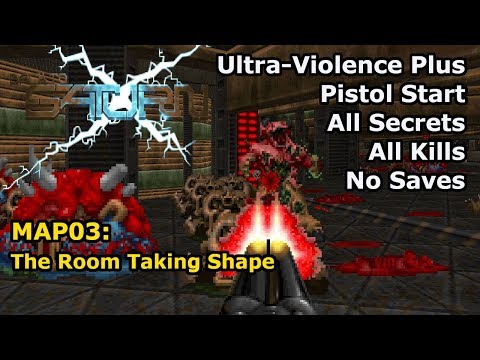 Doom II: BTSX E1 - MAP03: The Room Taking Shape (Ultra-Violence Plus 100%)