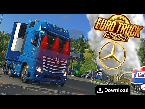 🔛MOD MERCEDES ACTROS MP4 byAlex ETS2 1.35 Download🔛