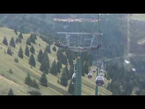 Discesa integrale cabinovia Agamatic "Pradel Rodella - Salei" - Campitello di Fassa (TN)