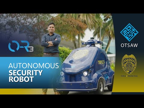 O-R3 Outdoor Security Robot
