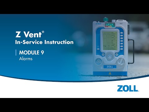 Z Vent® Ventilator Alarm & Alerts - Module 9 English (US)