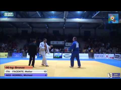 Judo 2014 European Open Men Oberwart: Facente (ITA) - Korrel (NED) [-90kg] bronze