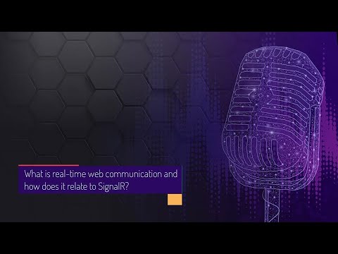 What is SignalR and how does it aid with real-time communication on the web?