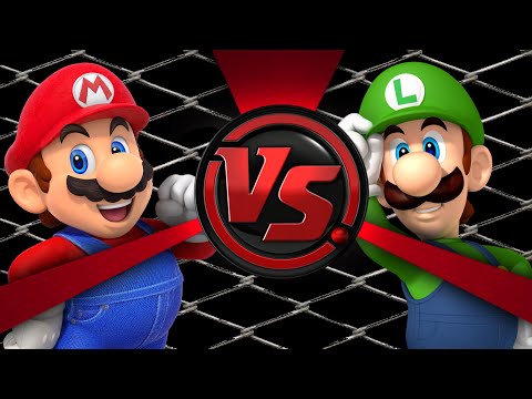 MARIO vs LUIGI (HELL IN A CELL MATCH) wwe 2k23