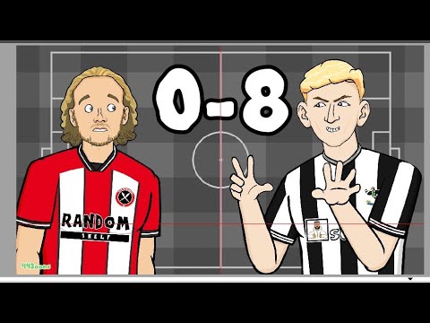 0-8! NEWCASTLE CRUSH SHEFFIELD UTD (Every Premier League Manager Reacts 23/24 #6)