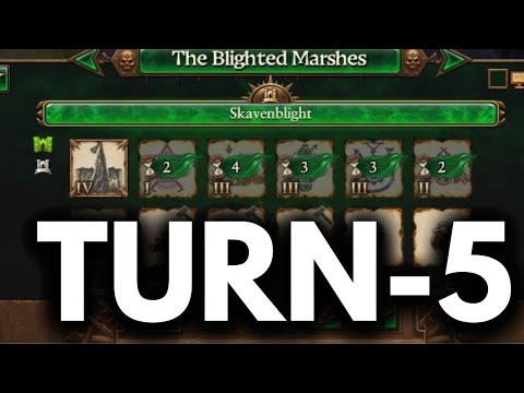 Turn-5 Ikit Claw Tier-4 Skaven Blight Guide! IMMORTAL EMPIRES CHEESE