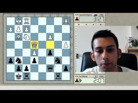 SO BRIGHT | Blitz Chess #57: GM Grigoriy Oparin vs. Tal (French Defence)- ICC 5-minute pool